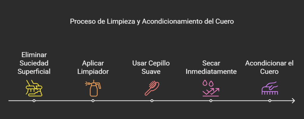 limpiar y restaurar superficies de cuero paso a paso